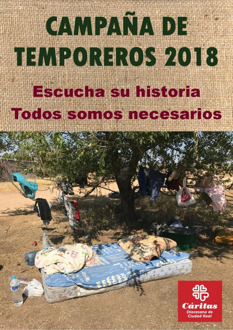 Cáritas Diocesana de Ciudad Real presenta la campaña de Temporeros 2018