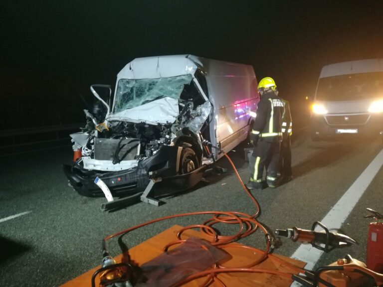 Herido un hombre de 36 años en un accidente en la A3 en la provincia de Cuenca