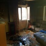 Dos menores y dos adultos, trasladados al hospital tras en un incendio de la calle Los Olivos de Tomelloso