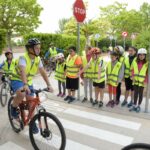 Los escolares de Argamasilla de Alba ponen en práctica sus conocimientos de circulación vial
