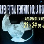 Fútbol sala femenino por la igualdad en Argamasilla de Alba