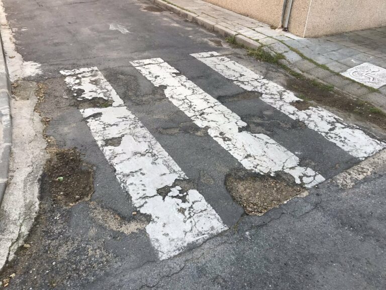 Denuncian el desastroso estado de varias calles de Ciudad Real