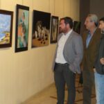 Más de 100 cuadros y 30 esculturas en la Universidad Popular de Manzanares