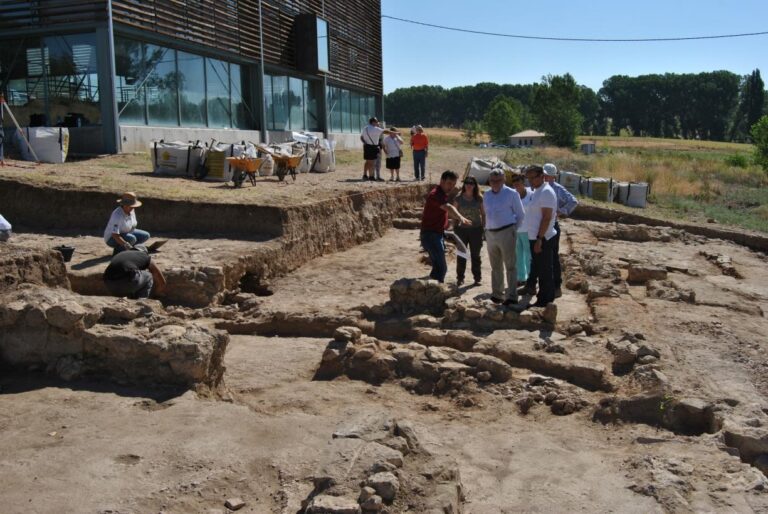 Los mosaicos de la Noheda destapados