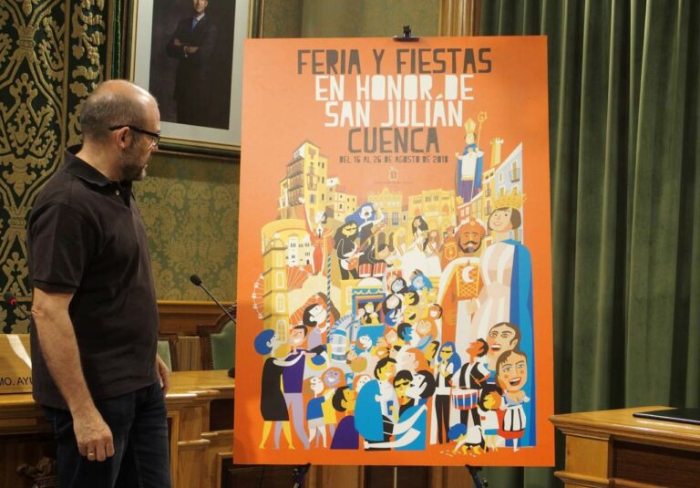 Así luce el cartel ganador de la Feria y Fiestas de San Julián en Cuenca