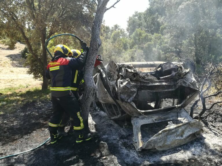 Las imágenes del accidente mortal de este domingo en Cuenca
