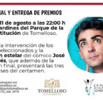 Del 9 al 11 de agosto se celebrará la fase final del IX Certamen Nacional de Monólogos de Humor en Tomelloso