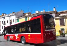 Menos viajeros en autobús urbano en C-LM en junio