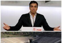 El récord de Pedro Sánchez según el PP: dos trasvases en solo dos meses