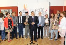 Ayuntamiento, Diputación y Junta inauguran sus respectivos espacios en la Feria de Albacete
