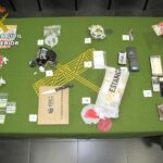 Unos 13 gramos de cocaína, 6 de marihuana y 76 de hachís, entre el «botín» que ha intervenido la Guardia Civil de Cuenca