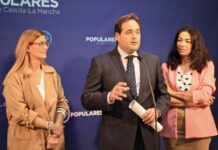 Núñez acusa a Page de «servilismo» hacia Sánchez y lamenta que defienda «su nefasta gestión» del conflicto en Cataluña