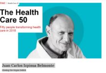 Juan Carlos Izpisúa, elegido como una de las 50 personas más influyentes por la revista TIME