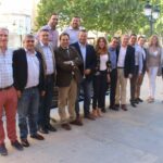 Paco Núñez mantiene en Tomelloso una comida de trabajo con los diputados provinciales de Ciudad Real