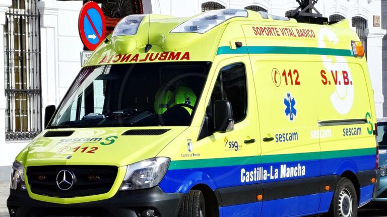 Atienden a un menor en Tarancón por inhalar humo