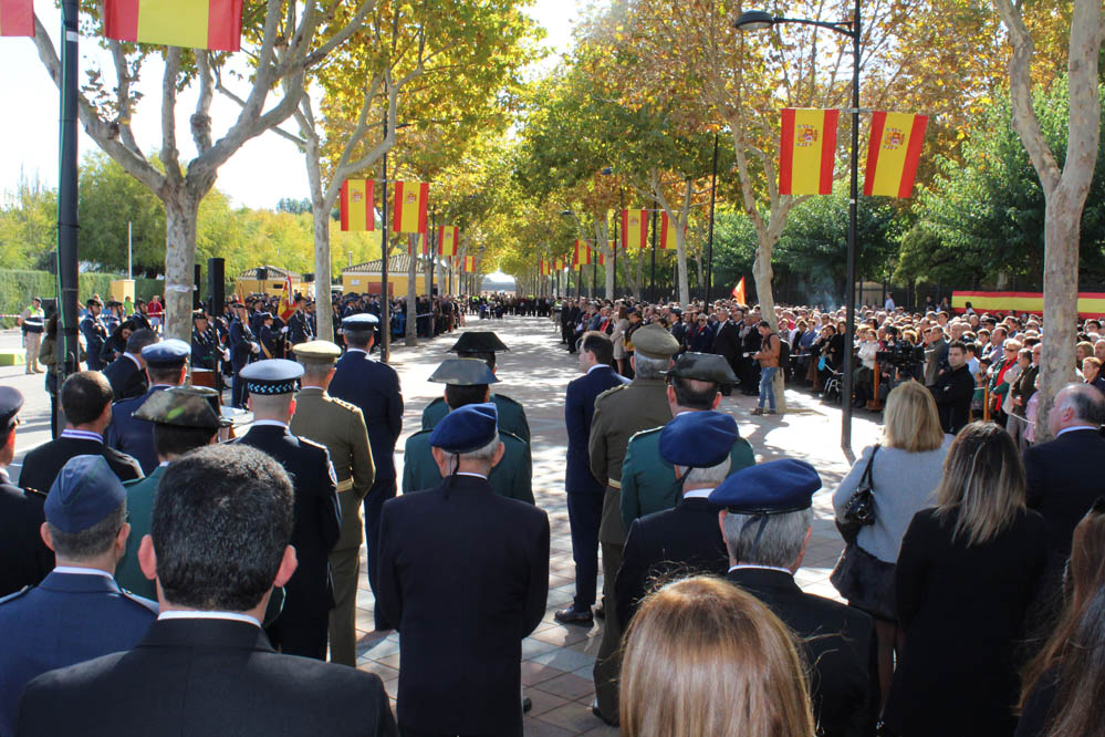Así se celebraba el Jura de Bandera en La Roda este domingo