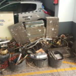 Pillados tras robar en desguaces y empresas del polígono industrial de Manzanares