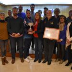 Recibimiento al CV Kiele en Socuéllamos tras la Copa de la Princesa