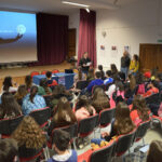 Los estudiantes de Argamasilla de Alba se unieron ayer a la celebración del Día de la Mujer y Niña en la Ciencia