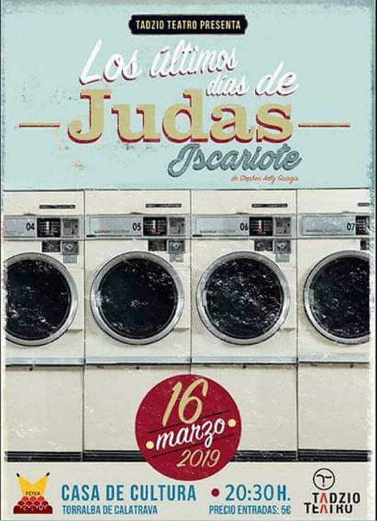 Tadzio Teatro llevará “Los últimos días de Judas Iscariote” a Torralba de Calatrava