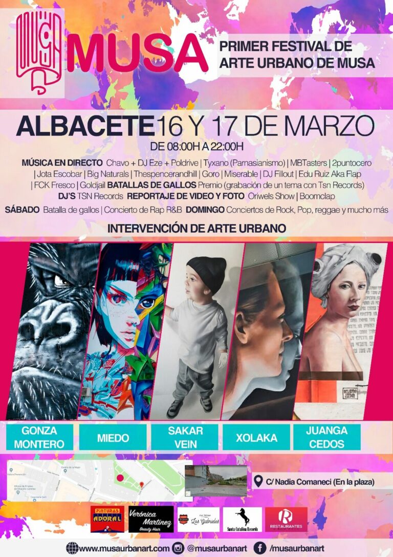 Albacete se llenará de color y música en su primer festival de arte urbano