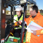 La fase práctica cierra el curso de Operador de Carretillas Elevadoras en Argamasilla de Alba