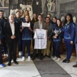 Caballero reitera ante el Kiele su compromiso de equiparar al deporte masculino el apoyo y la ayuda que se presta al femenino