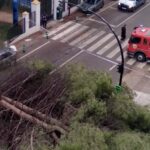 Manuel Serrano asegura que el Ayuntamiento está trabajando sin descanso para restablecer la normalidad en la ciudad tras la caída de una quincena de árboles en diferentes zonas
