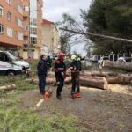 Manuel Serrano asegura que el Ayuntamiento está trabajando sin descanso para restablecer la normalidad en la ciudad tras la caída de una quincena de árboles en diferentes zonas