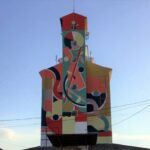 El proyecto de arte mural 'Titanes' pone así de chulos varios silos de Ciudad Real