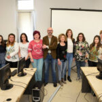 Jiménez y Serrano visitan a las alumnas del taller de empleo de ‘Atención Sociosanitaria a Personas Dependientes en Instituciones Sociales’