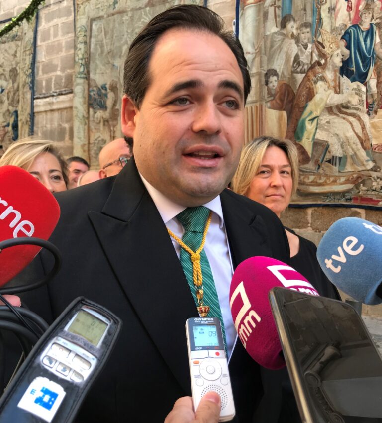 Núñez, «emocionado» por procesionar por primera vez en el Corpus, «uno de los días más importantes para Toledo»