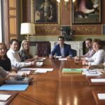 Caballero inicia con los vicepresidentes y el viceportavoz los trabajos de Gobierno en el nuevo mandato