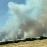 Extinguido el incendio declarado en Barchín del Hoyo la semana pasada