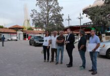 El alcalde de Albacete y miembros de la corporación repasan el Ferial a pocos días que se inicie la Feria