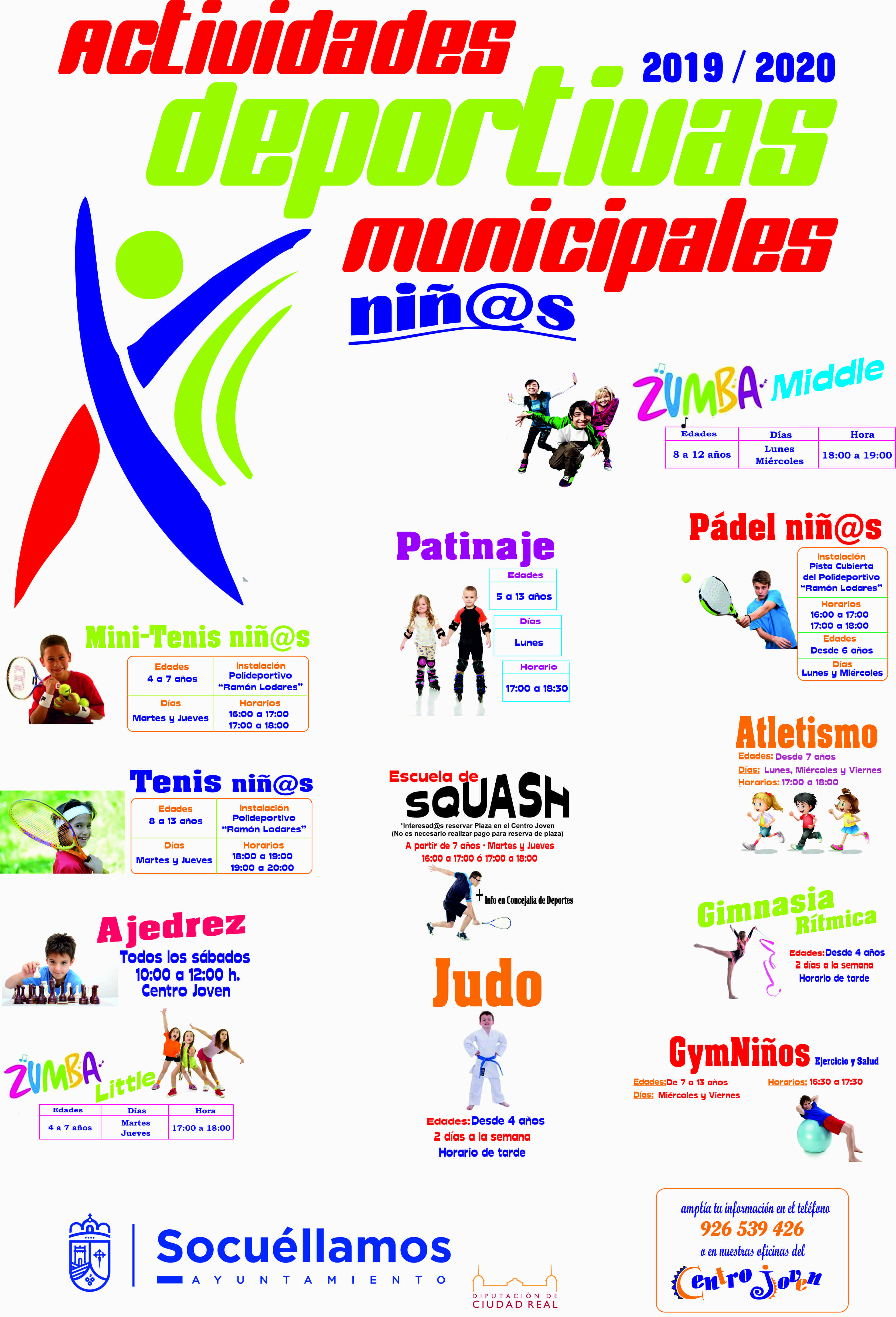 Presentadas las actividades deportivas municipales para 2019-2020 en Socuéllamos