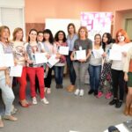 Carretón entrega los diplomas del curso de empoderamiento de mujeres para el empleo en Argamasilla de Alba