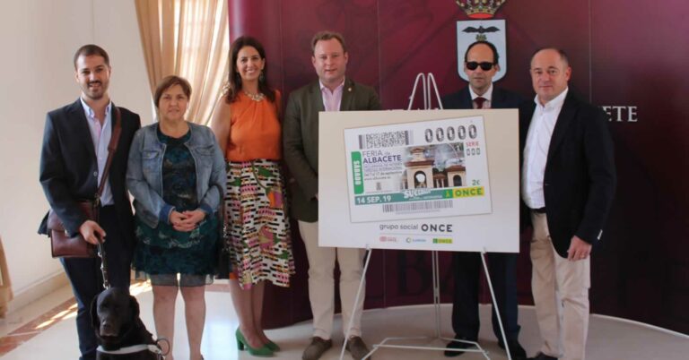 La Feria de Albacete se promocionará en el sorteo del Sueldazo de la ONCE del 14 de septiembre