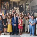 Caballero reconoce el trabajo los funcionarios en la gestión diaria de la Diputación