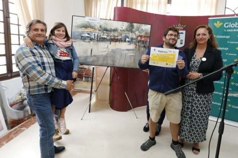 Alberto Márquez gana el XV Certamen de Pintura Rápida al Aire Libre de Albacete