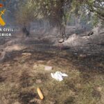 Investigado como presunto autor de un delito de incendio forestal en Santa Cruz del Retamar