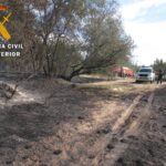 Investigado como presunto autor de un delito de incendio forestal en Santa Cruz del Retamar