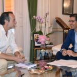 El alcalde de Poblete presenta en la Diputación el proyecto de un Centro de Formación, Ocio y Deporte