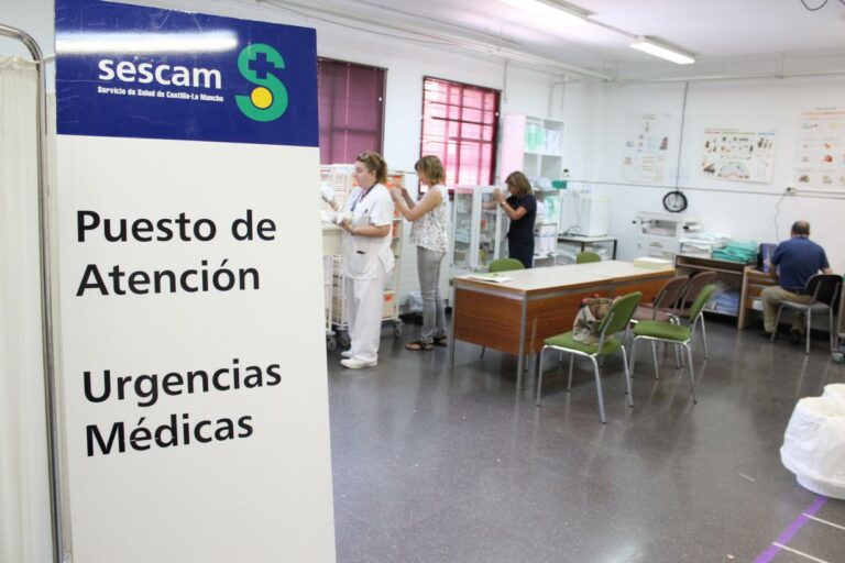 El Puesto de Atención a Urgencias Médicas del SESCAM en la Feria de Albacete empieza hoy a funcionar