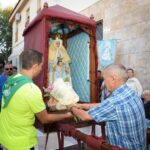 Cientos de argamasilleros y argamasilleras despiden a la Virgen de Peñarroya