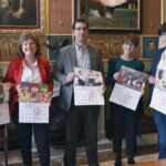 PADISBOL agradece a Caballero la ayuda de la Diputación en la presentación de su calendario solidario