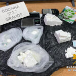 Más de 500 gramos de cocaína y casi 40.000€, el "botín" de esta banda criminal desarticulada en La Roda