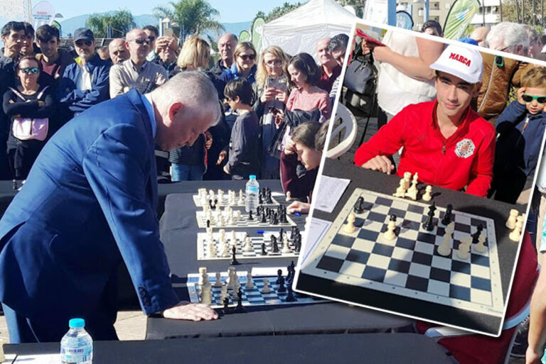 Un joven ajedrecista conquense le hace tablas a Karpov