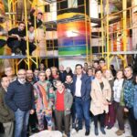 Okuda y miembros de ADIN convierten el silo de Infantes en un “pequeño paraíso interior” gracias a la Diputación