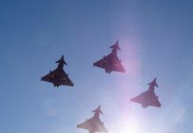 Seis ‘cazas’ vuelan desde Albacete para el mayor despliegue del Ejército del Aire